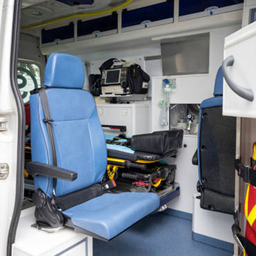 Folding Swivel Ambulance Seat