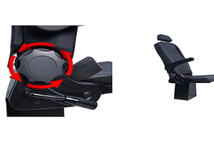 Folding Swivel Ambulance Seat