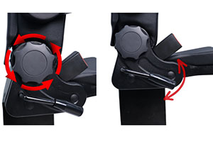 Folding Swivel Ambulance Seat