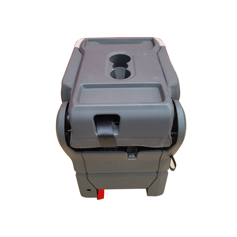folding van seat with seatbelt