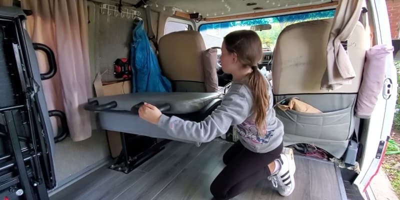 The evolution of the folding van seat