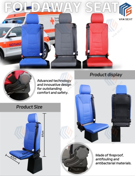 folding ambulance seat