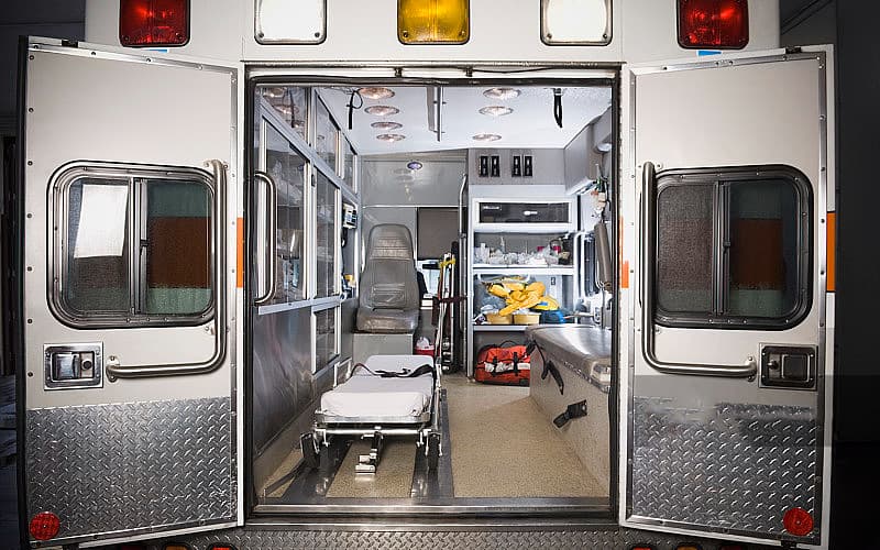 ambulance CPR seat  