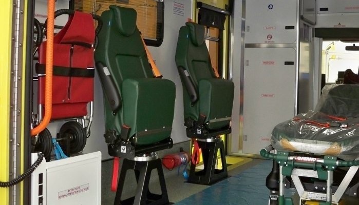 Folding Swivel ambulance Seats