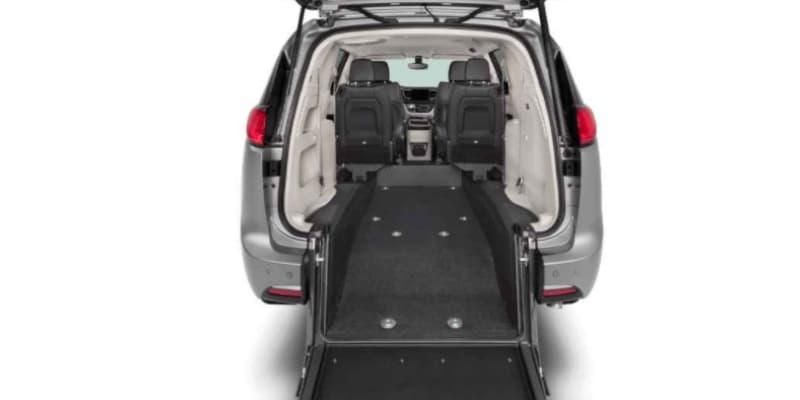 Rear entry accessible vans