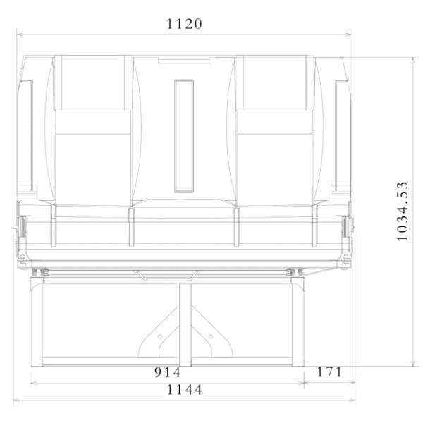 Campervan Bench Seat Bed Size